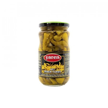 Yaren Syltede Hot Pepper Sterk I Glass 720ml 