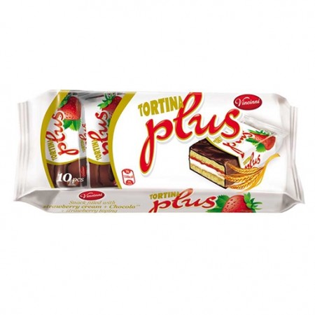 Vincinni Tortina Plus Strawberry 300gr