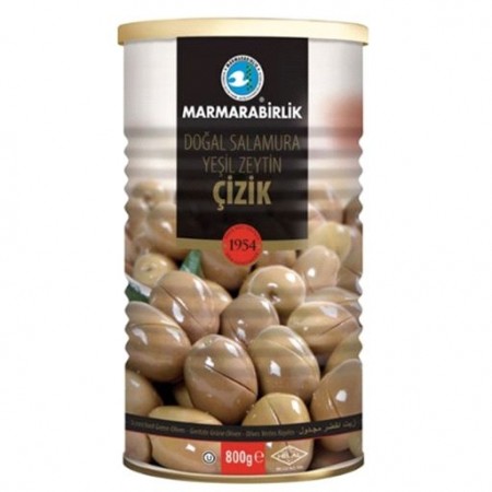 Marmarabirlik Grønne Oliven Tinn Cizik 1200gr