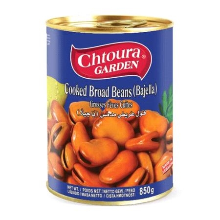 Chtoura Garden Cooked Broad Beans (Bajela) 850gr 