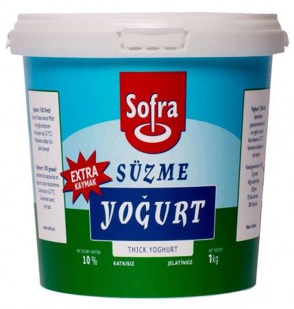 Süzme (tykk) yoghurt (10 %) 1000 GR