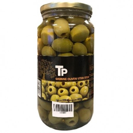 TP Grønne Oliven u/Stein 950 gr