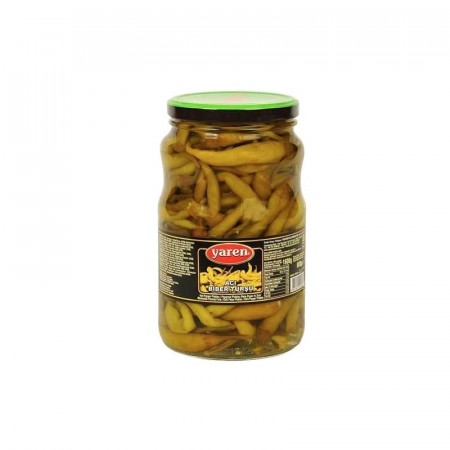 Yaren Syltede Hot Pepper Sterk I Glass 1700ml (1,7 LT)