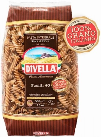 DIVELLA 40i FUSILLI INTEGRALE 500 GR (0,5 Kg)