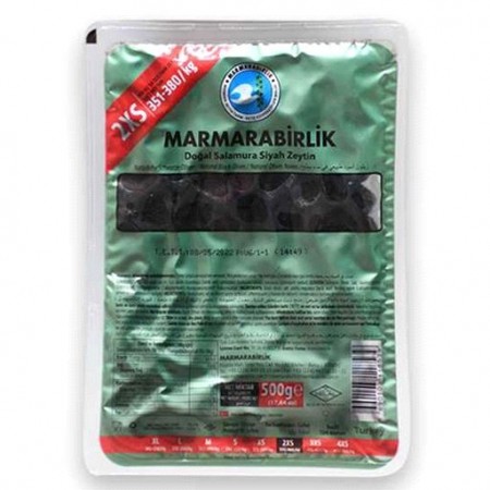 Marmarabirlik Svarte Oliven Vak. 2XS Elit 500gr