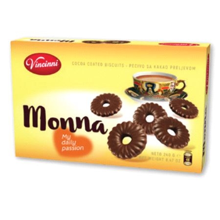 Vincinni Monna Cookies 240gr 