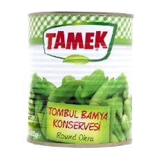 Tamek 825 gr Rundt okra, bamya tin 