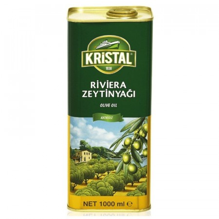 Kristal Pure Oliven Olje Tin 1 lt (1000 ML)