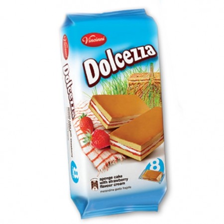 Vincinni Dolcezza Cake Bars Strawberry 180gr