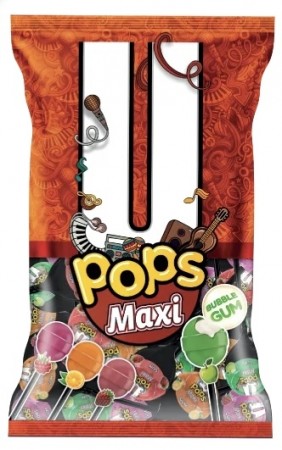 U POPS MAXİ LOLİPOP 16GRX48 ADET