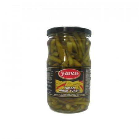 Yaren Syltede Pepper Extra Hot (Yakan) I Glass 660ml 