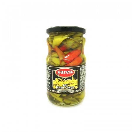 Yaren Syltede Hot Pepper Sterk I Glass 370ml 
