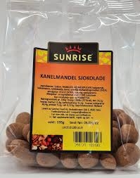 Sunrise kanelmandel sjkolade 195 gr