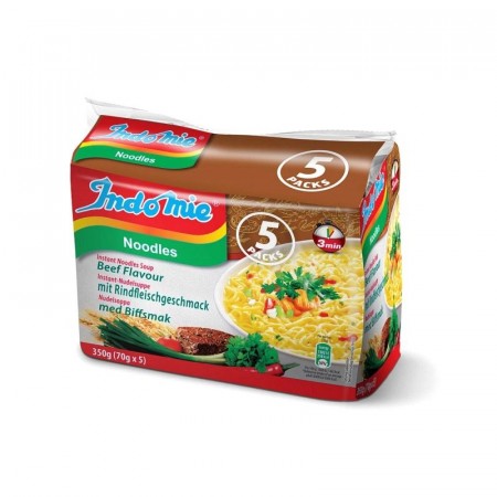 Indomie Noodles Beef 70gr X 5