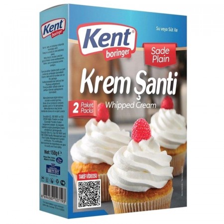 Kent Boringer Whipped Creme Mix Plain 150gr