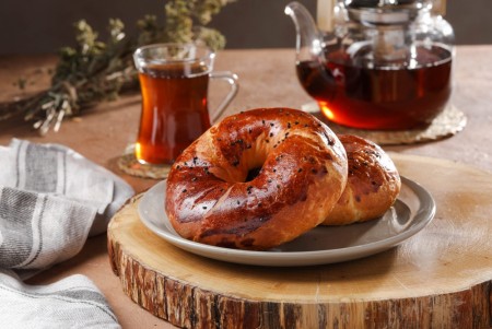 Lezza Tyrkisk acma myk bagel-Savoury Bun/Plain;80 g x 4Stk: Total: 48 stk-Ready in 5 minutter