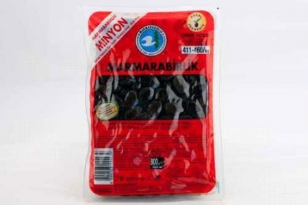 Marmarabirlik Svarte Oliven Vak. Minyon 4XS 500gr