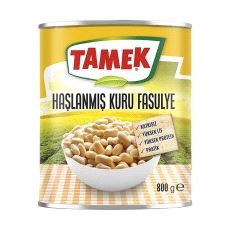 Tamek Kokte Hvite Bønner tin 800 gr
