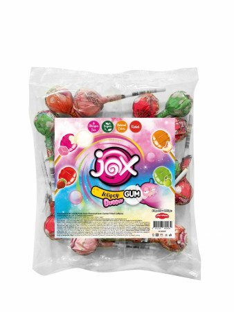 Jox Bubbly Lollipop med blandet fruktsmak 13GR X 15 STK