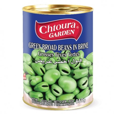 Chtoura Garden Green Broad Beans 850gr 