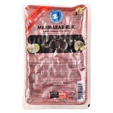 Marmarabirlik Svarte Oliven Gemlik Super M 500gr
