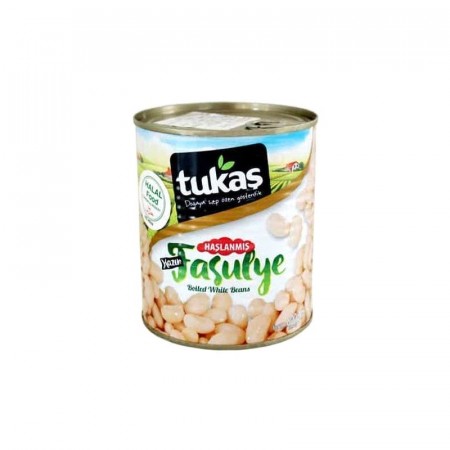 Tukas Boiled White Beans 800gr