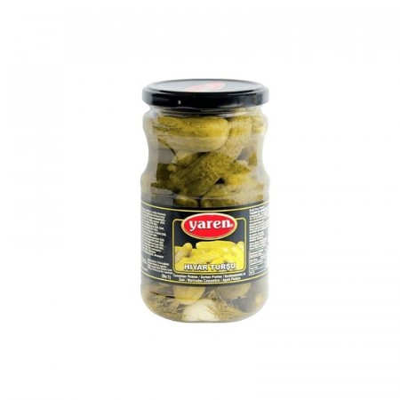 Yaren Syltede Kornishon Agurk I Glass 720ml 