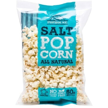Snack Popcorn Salt 50gr