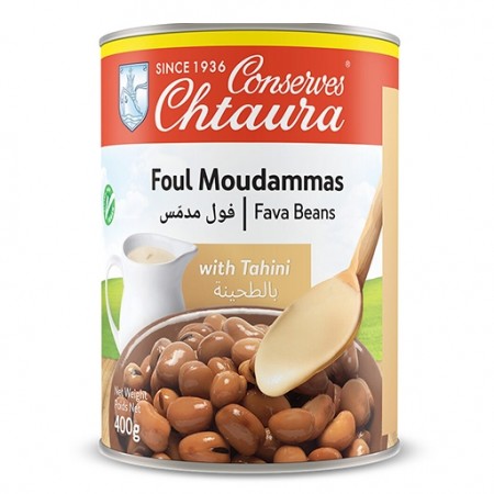 Chtaura Conserves Foul Moudamas W/Tahini 400gr