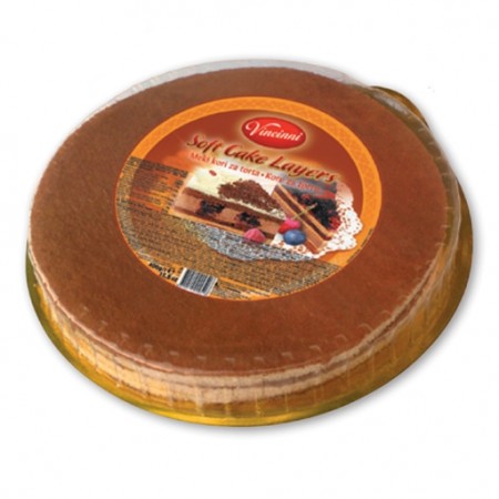 Vincinni Round Cake Sheets Dark 400gr 