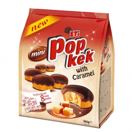 Eti Popkek Mini Caramel 144gr 