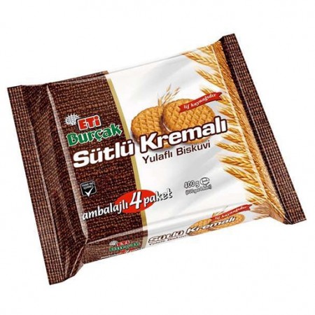 Eti Burcak Yulafli with Milkcream 400gr