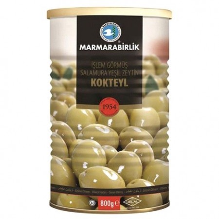 Marmarabirlik Grønne Oliven Tinn Kokteyl 3XL 1200gr