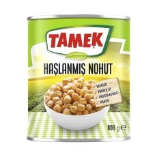 Tamek 800 gr Koked chick peas tin