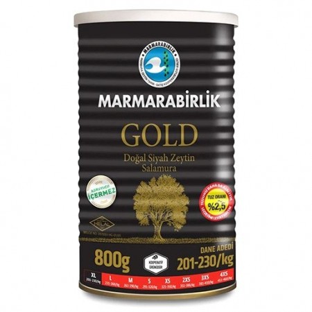 Marmarabirlik Svarte Oliven Tinn Gold XL 1200gr