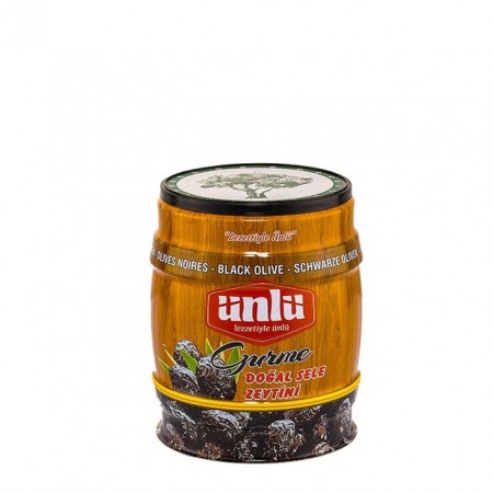 UNLU 750 GR NATURAL BLACK OLIVES