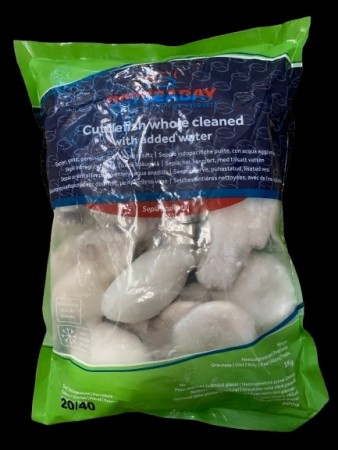 Dayseaday cuttlefish whole cleaned with added water 1kg